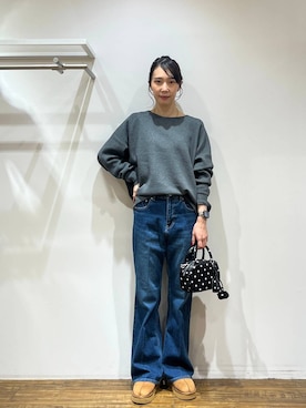 「アイテム（その他シューズ）」を使った、ちゃんにしさん（レディース・164cm）の秋コーディネート