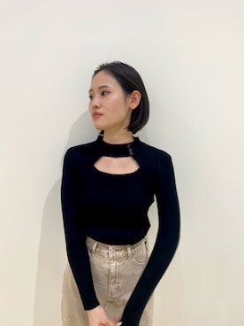 「タックイン」｜本庄　彩葵さん（レディース・164cm）の冬コーディネート