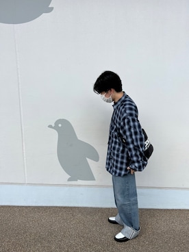 「DAIRIKU（ダイリク）のアイテム（パンツ）」を使った、koribieさん（メンズ・160cm）の秋コーディネート