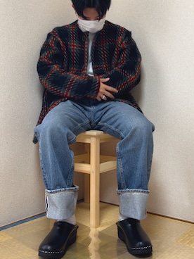 「ASCLO（エジュクロ）のアイテム（ジャケット/アウター）」を使った、koribieさん（メンズ・160cm）の秋コーディネート