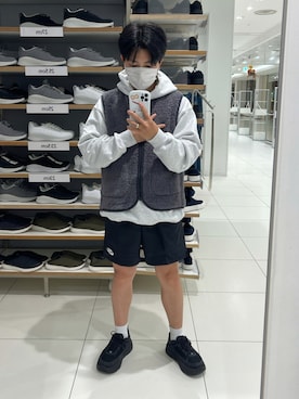 「DIME（ダイム）のアイテム（トップス）」を使った、koribieさん（メンズ・160cm）の秋コーディネート