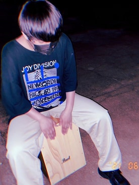 「pearl（パール）のアイテム」を使った、人さん（メンズ・168cm）の夏コーディネート