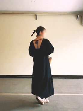 「SUGAR BISKET（シュガービスケット）のアイテム（ワンピース/ドレス）」を使った、m---＊さん（レディース・156cm）の夏コーディネート