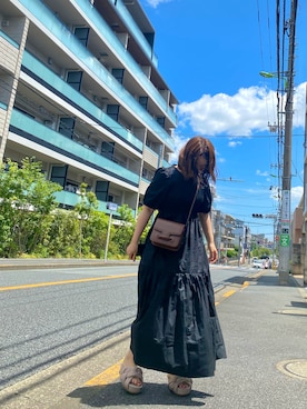 「ROOM（-）のアイテム」を使った、m---＊さん（レディース・156cm）の夏コーディネート