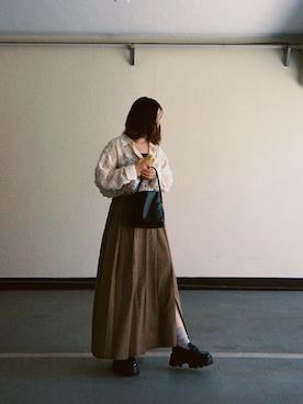 「ADAM ET ROPE'（アダムエロペ）のアイテム」を使った、m---＊さん（レディース・156cm）の夏コーディネート