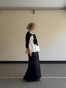 「アイテム（タンクトップ）」を使った、m---＊さん（レディース・156cm）の夏コーディネート
