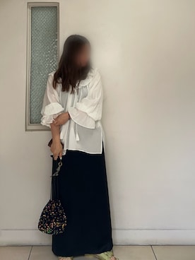 「HEILIS（ヘイリス）のアイテム」を使った、m---＊さん（レディース・156cm）の夏コーディネート