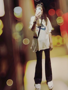 「CROSS（クロス）のアイテム」を使った、veronika panさん（レディース・158cm）の春コーディネート