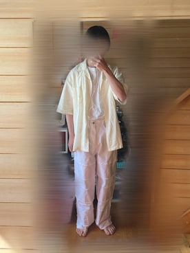 「Guess（ゲス）のアイテム」を使った、rakuru さん（骨格ナチュラル・メンズ・163cm）の夏コーディネート