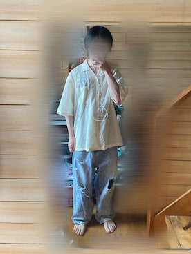 「ADRER（アドラー）のアイテム（パンツ）」を使った、rakuru さん（骨格ナチュラル・メンズ・163cm）の夏コーディネート