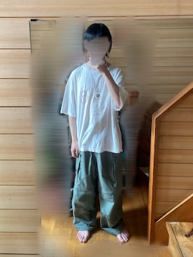 「Guess（ゲス）のアイテム」を使った、rakuru さん（骨格ナチュラル・メンズ・163cm）の夏コーディネート