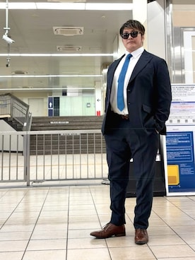 「アイテム（フォーマルスーツ/小物）」を使った、棚橋弘至さん（メンズ・181cm）の夏コーディネート