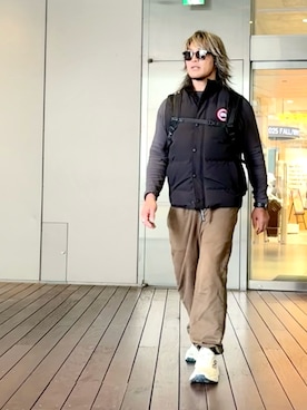 「アイテム（腕時計）」を使った、棚橋弘至さん（メンズ・181cm）の秋コーディネート