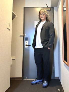 「アイテム（腕時計）」を使った、棚橋弘至さん（メンズ・181cm）の冬コーディネート