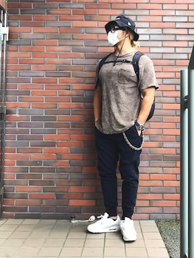 「FLISTFIA（フリストフィア）のアイテム」を使った、棚橋弘至さん（メンズ・181cm）の夏コーディネート