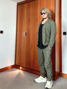 「アイテム（腕時計）」を使った、棚橋弘至さん（メンズ・181cm）の夏コーディネート