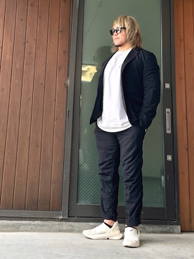 「アイテム（ジャケット/アウター）」を使った、棚橋弘至さん（メンズ・181cm・40代）の夏コーディネート