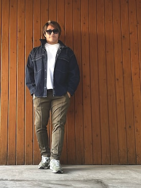 「アイテム（腕時計）」を使った、棚橋弘至さん（メンズ・181cm）の春コーディネート