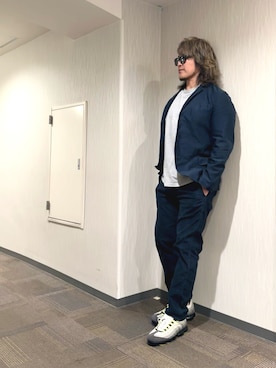 「アイテム（腕時計）」を使った、棚橋弘至さん（メンズ・181cm）の秋コーディネート