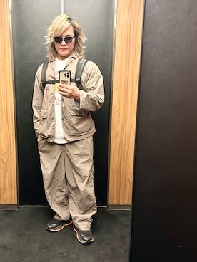 「アイテム（セットアップ）」を使った、棚橋弘至さん（メンズ・181cm・40代）の秋コーディネート