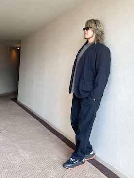 「アイテム（腕時計）」を使った、棚橋弘至さん（メンズ・181cm）の秋コーディネート