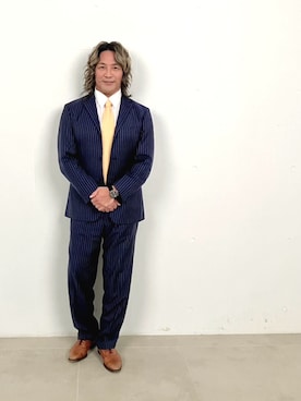 棚橋弘至さん（メンズ・181cm）の冬コーディネート