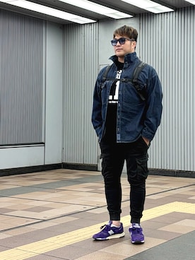 TENDERLOINのデニムジャケットを使ったメンズ人気ファッション