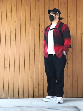 「Ron Herman（ロン ハーマン）のアイテム（ジャケット/アウター）」を使った、棚橋弘至さん（メンズ・181cm）の春コーディネート