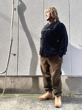 「アイテム（腕時計）」を使った、棚橋弘至さん（メンズ・181cm）の秋コーディネート