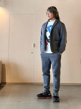 「アイテム（腕時計）」を使った、棚橋弘至さん（メンズ・181cm・40代）の秋コーディネート