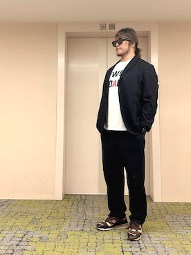 「アイテム（腕時計）」を使った、棚橋弘至さん（メンズ・181cm）の夏コーディネート