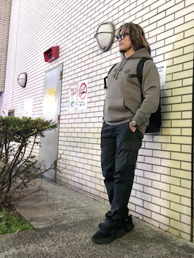 棚橋弘至さん（メンズ・181cm・40代）の秋コーディネート