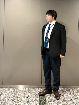 「アイテム（フォーマルスーツ/小物）」を使った、棚橋弘至さん（メンズ・181cm）の夏コーディネート