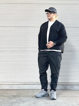 「KEY（キイ）のアイテム」を使った、棚橋弘至さん（メンズ・181cm）の秋コーディネート