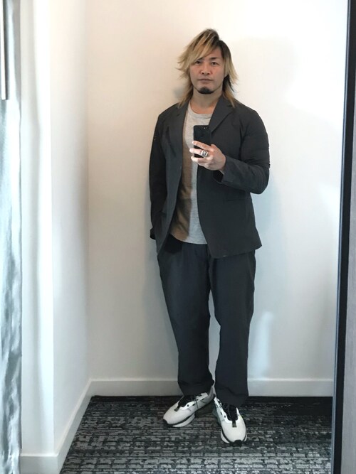 棚橋弘至｜and wanderのセットアップを使ったコーディネート - WEAR