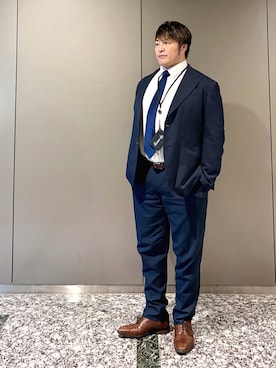 「アイテム（フォーマルスーツ/小物）」を使った、棚橋弘至さん（メンズ・181cm）の夏コーディネート