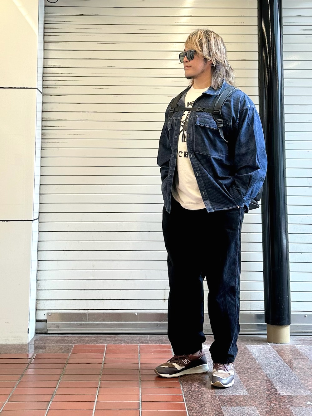 TENDERLOINのデニムジャケットを使った人気ファッション