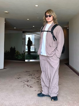 棚橋弘至さん（メンズ・181cm・40代）の秋コーディネート