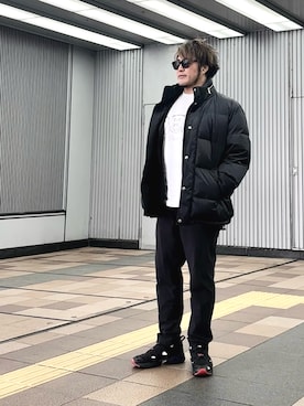 「アイテム（バックパック/リュック）」を使った、棚橋弘至さん（メンズ・181cm）の春コーディネート