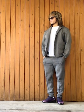 「アイテム（腕時計）」を使った、棚橋弘至さん（メンズ・181cm）の秋コーディネート