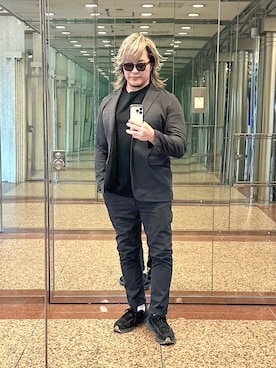 「アイテム（腕時計）」を使った、棚橋弘至さん（メンズ・181cm）の秋コーディネート