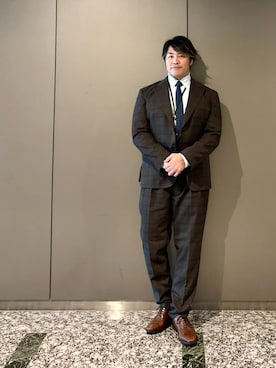 「GUCCI（グッチ）のアイテム」を使った、棚橋弘至さん（メンズ・181cm）の夏コーディネート