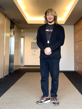 「アイテム（腕時計）」を使った、棚橋弘至さん（メンズ・181cm・40代）の夏コーディネート
