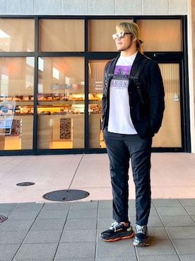 「アイテム（腕時計）」を使った、棚橋弘至さん（メンズ・181cm）の秋コーディネート