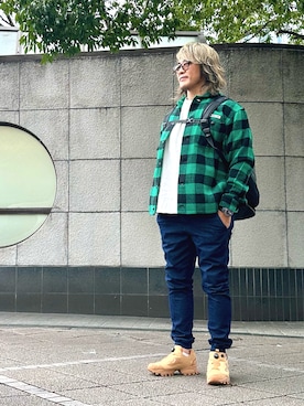 「アイテム（腕時計）」を使った、棚橋弘至さん（メンズ・181cm）の冬コーディネート