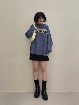 「ドットエスティ秋コーデ」｜「アイテム（ブーツ）」を使った、ざわざわ⭐️さん（レディース・154cm）の秋コーディネート