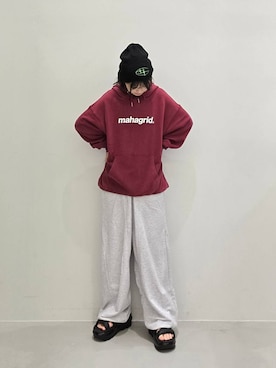 「ドットエスティ秋コーデ」｜「アイテム（スウェットパンツ）」を使った、ざわざわ⭐️さん（レディース・154cm）の秋コーディネート