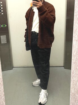 「Firsthand（ファーストハンド）のアイテム（スニーカー）」を使った、shotさん（メンズ・163cm）の秋コーディネート