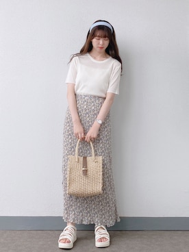 ワンピースを使った サマーニット のレディース人気ファッションコーディネート Wear