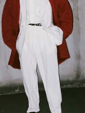 「ISSEY MIYAKE（イッセイミヤケ）のアイテム（ジャケット/アウター）」を使った、人さん（メンズ・170cm）の夏コーディネート